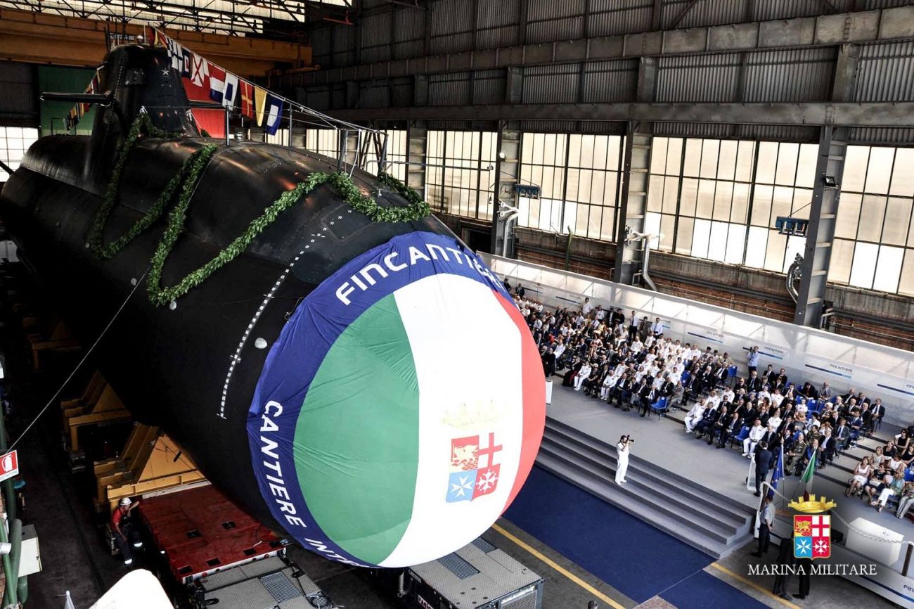 Un nouveau sousmarin pour la marine italienne Mer et Marine
