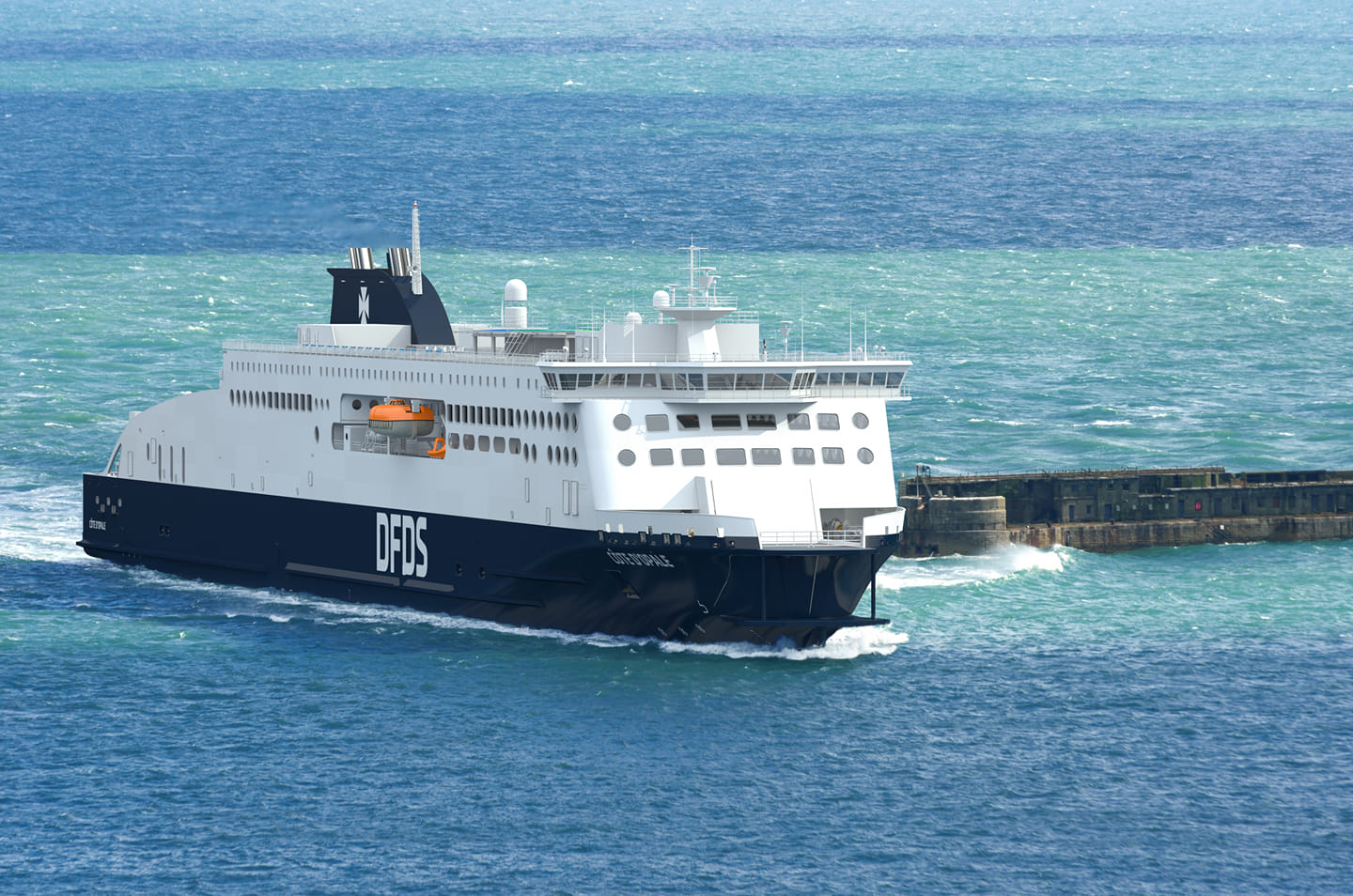 DFDS la construction du Côte d’Opale débute Mer et Marine