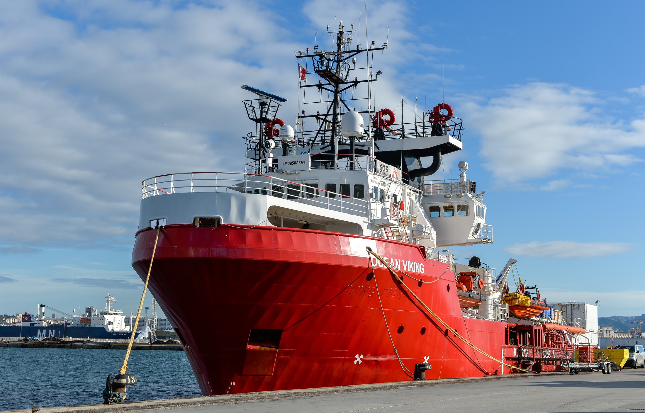 L'Ocean Viking se prépare à repartir | Mer et Marine
