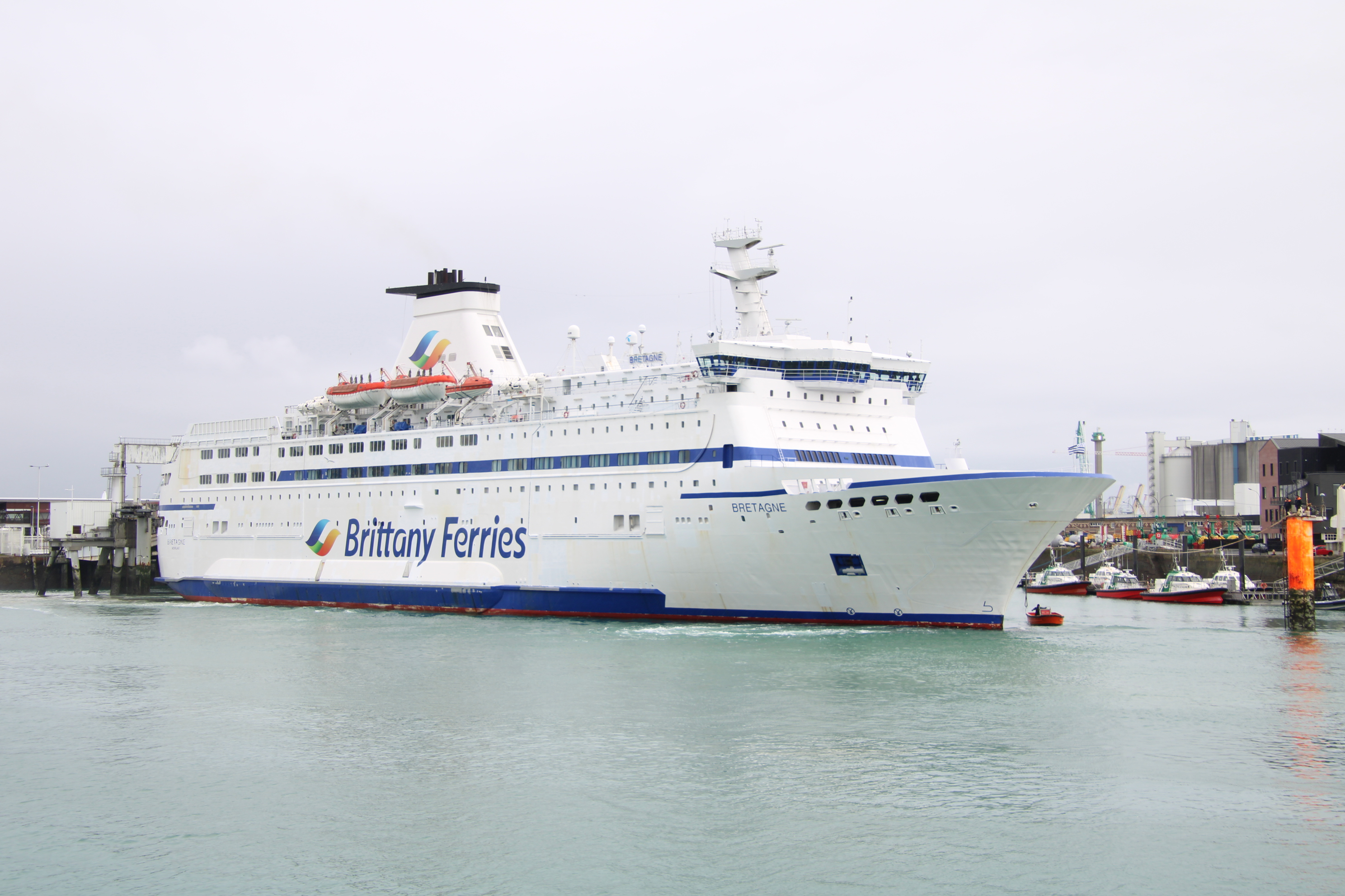 Le ferry Bretagne a quitté Le Havre Mer et Marine
