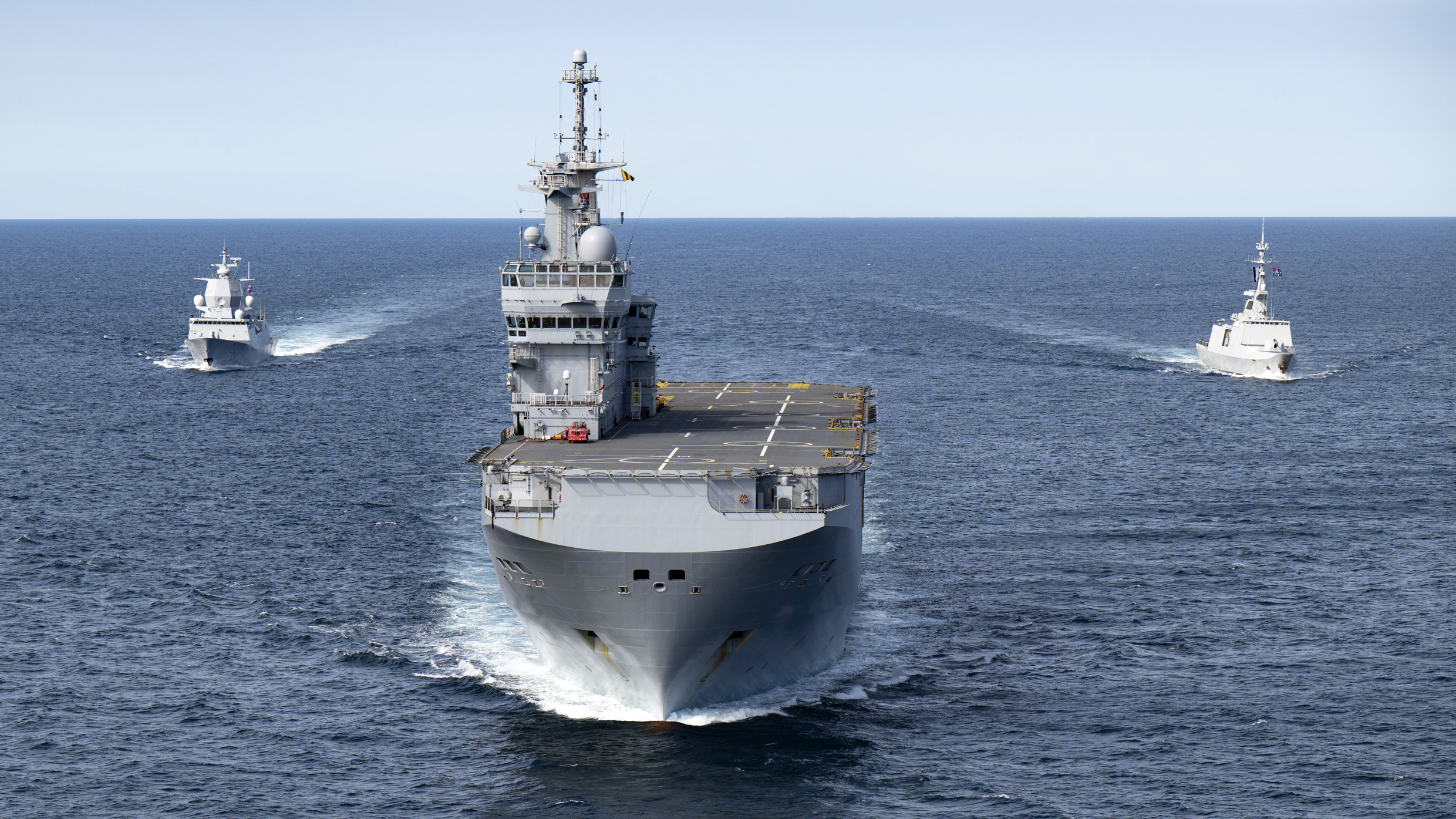 Marine nationale : le groupe Jeanne d’Arc en Norvège | Mer et Marine