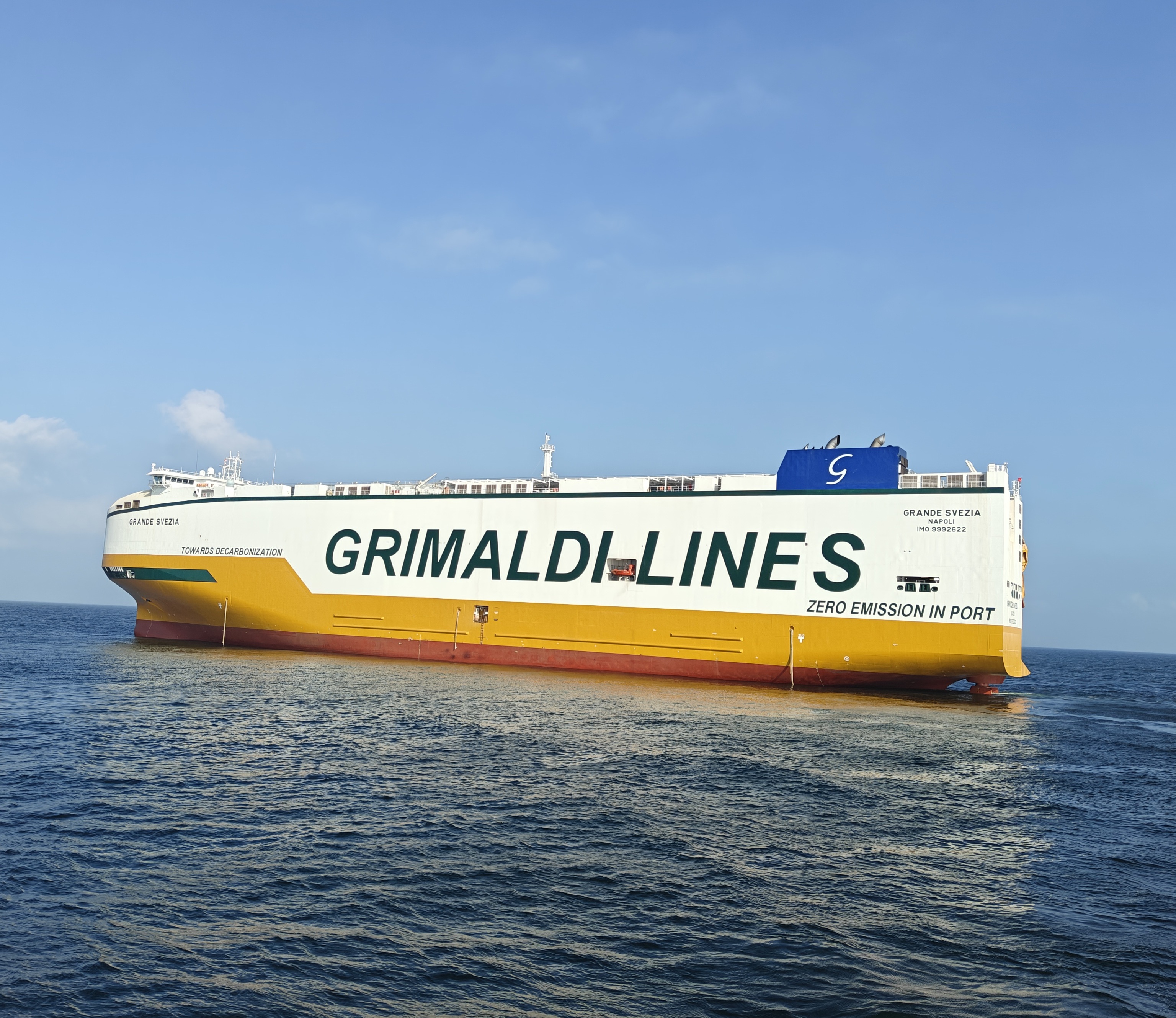 Grimaldi réceptionne un nouveau roulier prêt à fonctionner à l'ammoniac ...
