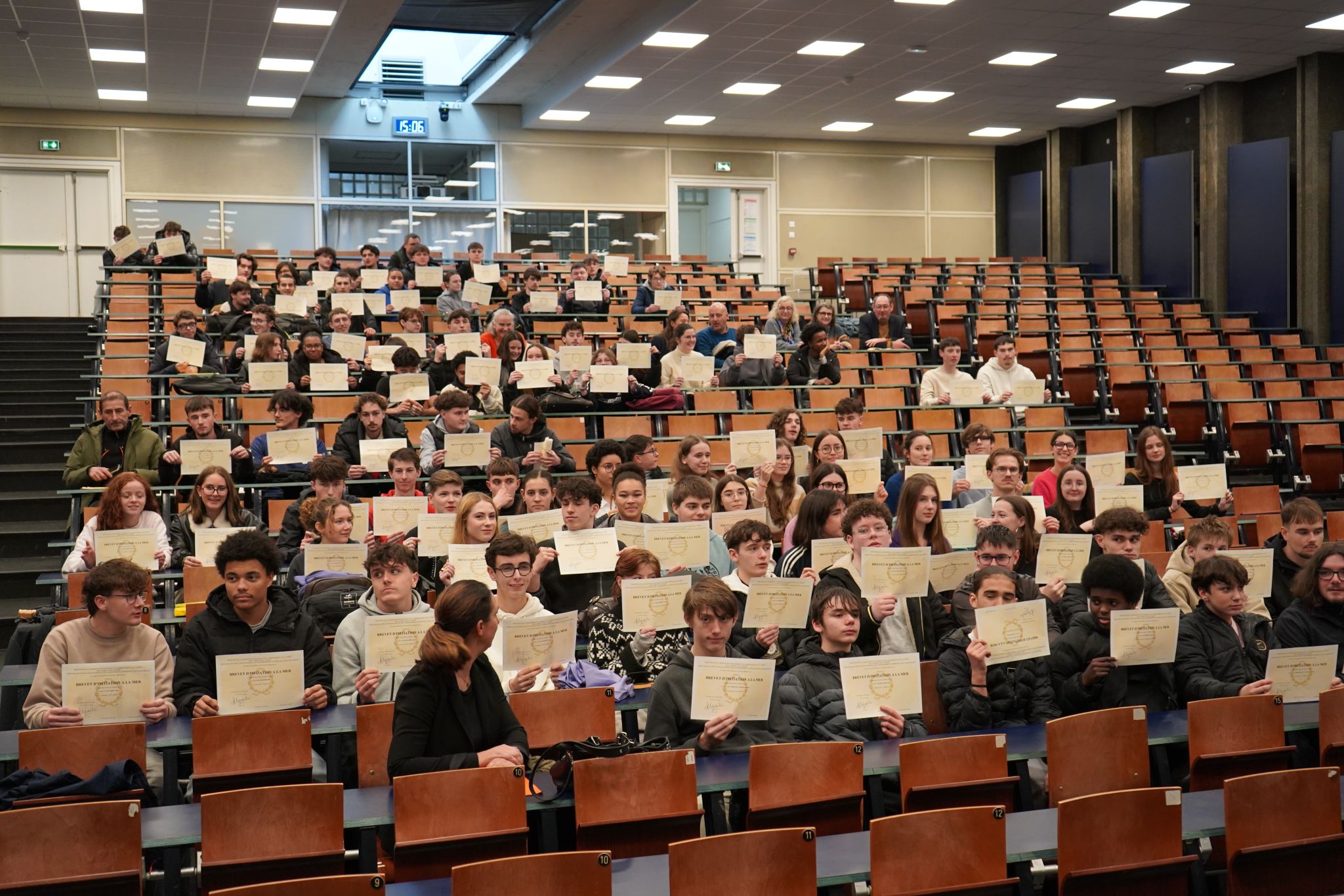UBO : Cérémonie de remise des diplômes du Brevet d’Initiation à la Mer ...