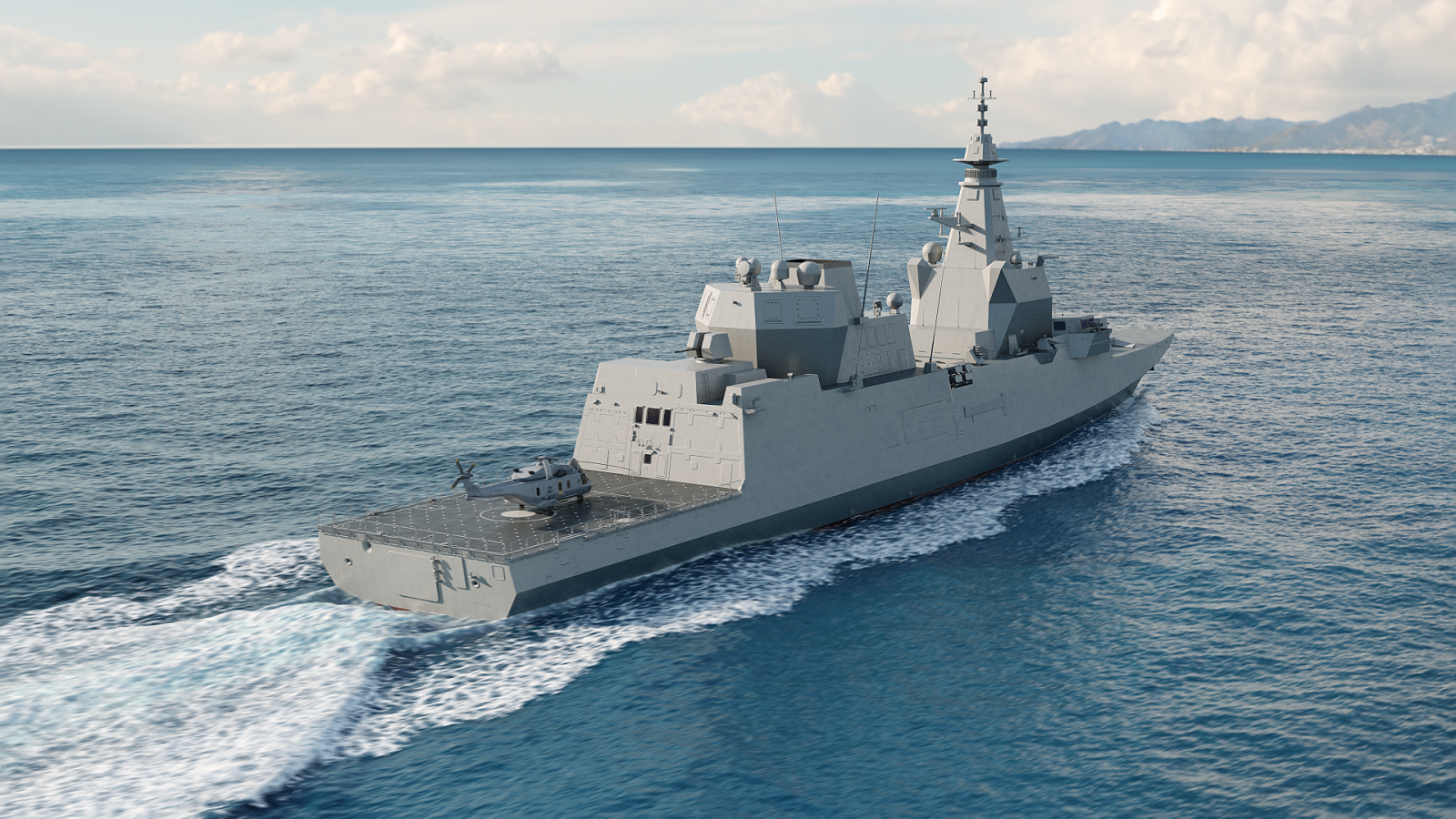 Nouvelles vues des futures frégates italiennes du type FREMM EVO | Mer ...