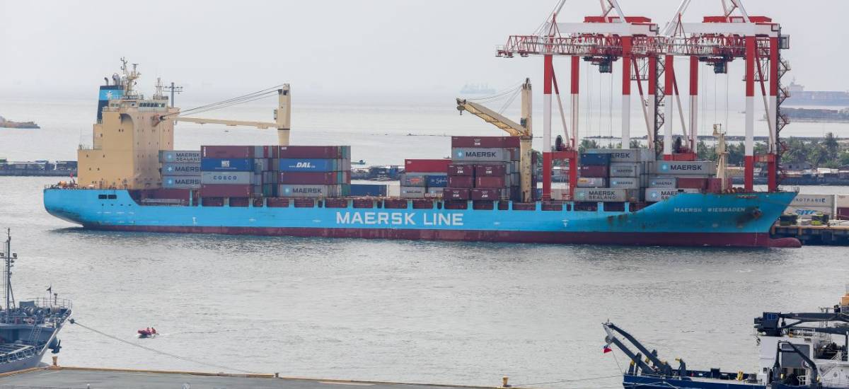 164721 Maersk Wiesbaden Line Manille Philippines porte conteneurs