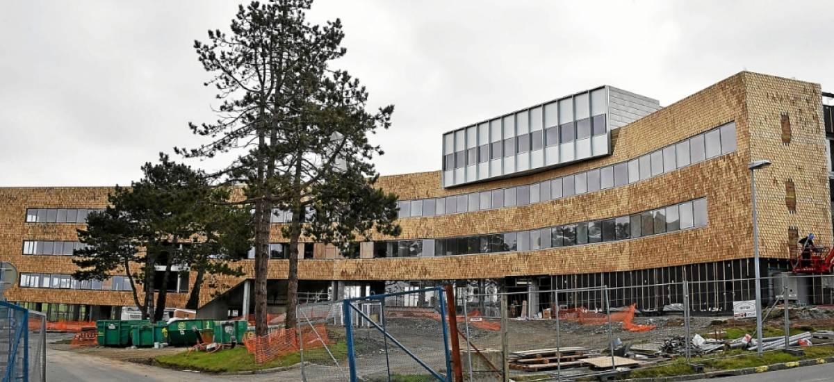 204570 tfr Démarré au 1er février 2018, le nouveau bâtiment de direction de l’Ifremer devrait être livré cet été.