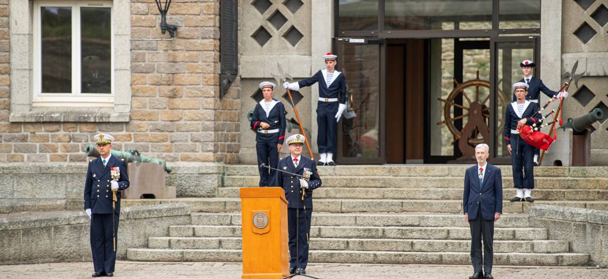 L’amiral Quérat prend ses fonctions de préfet maritime de l’Atlantique