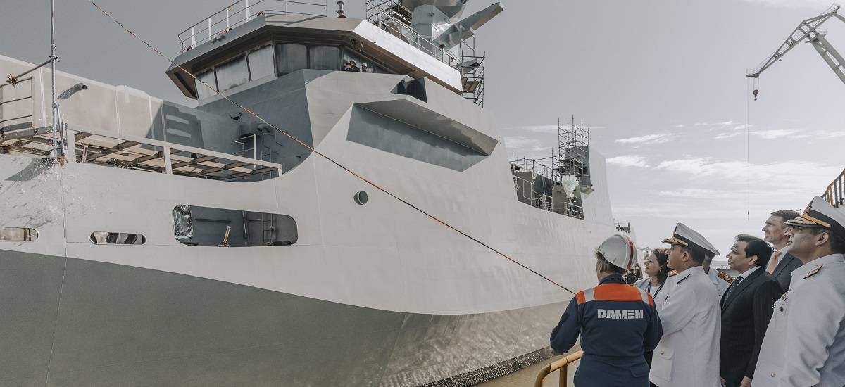 Damen lance un quatrième patrouilleur hauturier pour le Pakistan | Mer ...