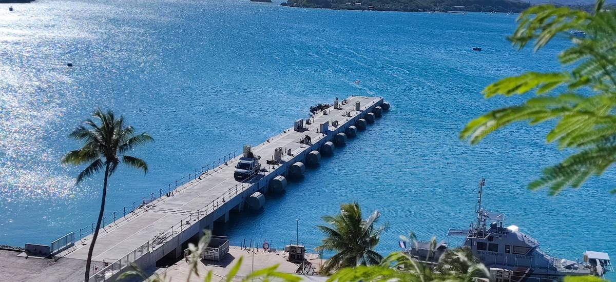 Inauguration du nouveau quai des patrouilleurs à la base navale de
