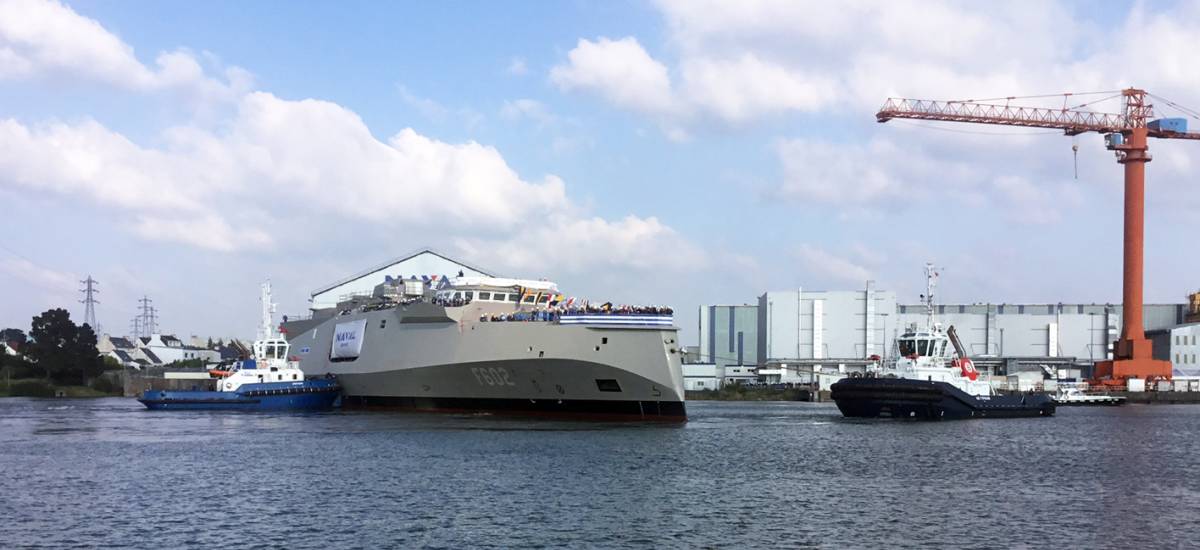 Naval Group met à l’eau la deuxième FDI grecque Mer et Marine