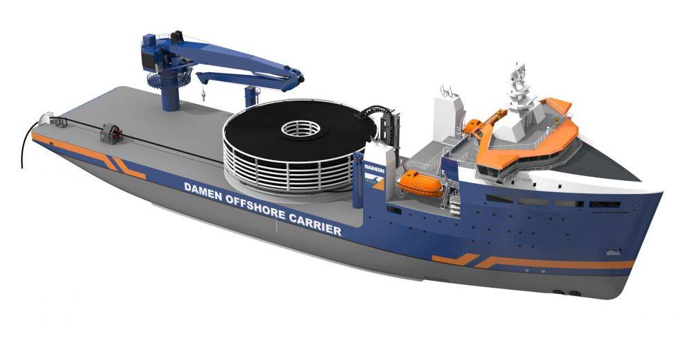 79962 cablier van oord offchore carrier 7500