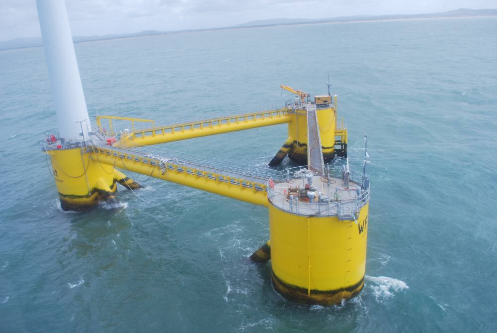 Eolien flottant : Windfloat veut passer la vitesse supérieure | Mer et ...