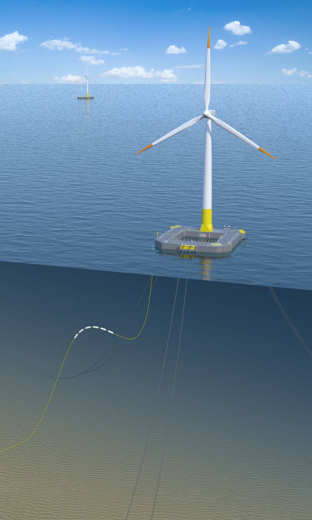 Ideol: foundations for floating wind turbines | Mer et Marine