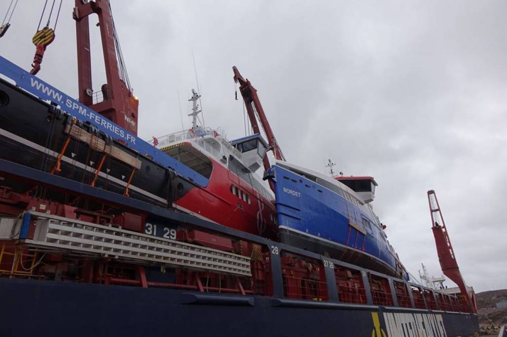 Les nouveaux ferries de SaintPierreetMiquelon bien arrivés Mer et