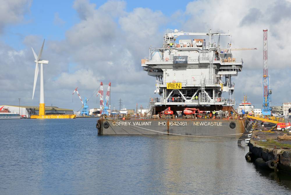 Saint-Nazaire : STX livre une sous-station électrique pour un champ éolien  en mer de Belgique - France Bleu