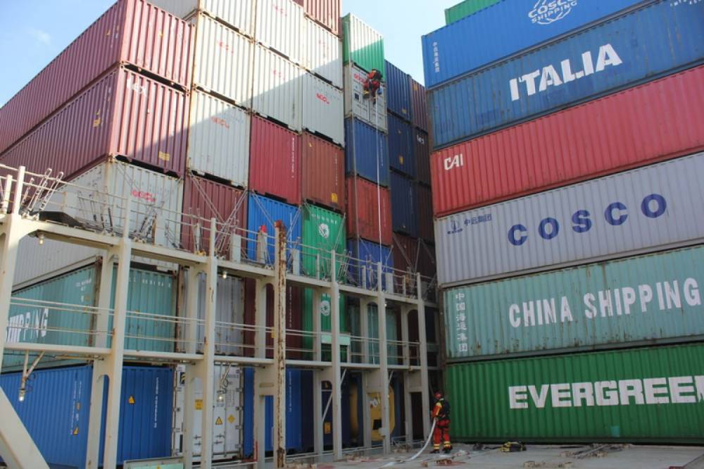 195181 execrice CMA CGM marco polo havariekommando