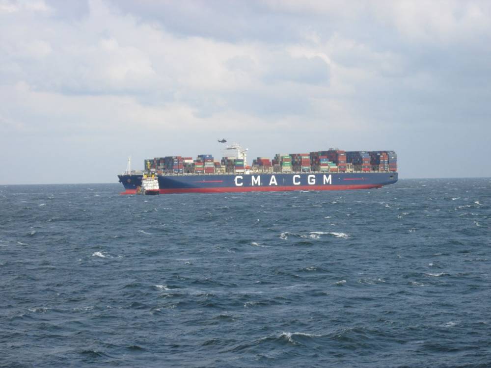 195191 execrice CMA CGM marco polo havariekommando
