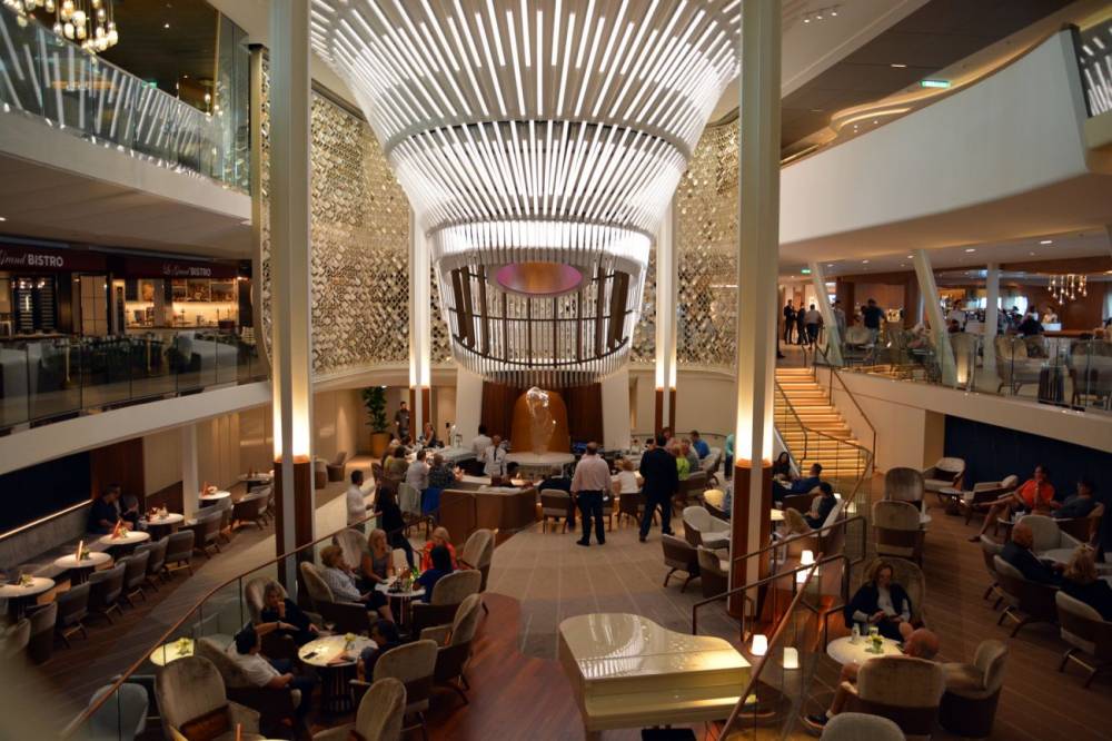 199449 Celebrity edge lobby grand plaza