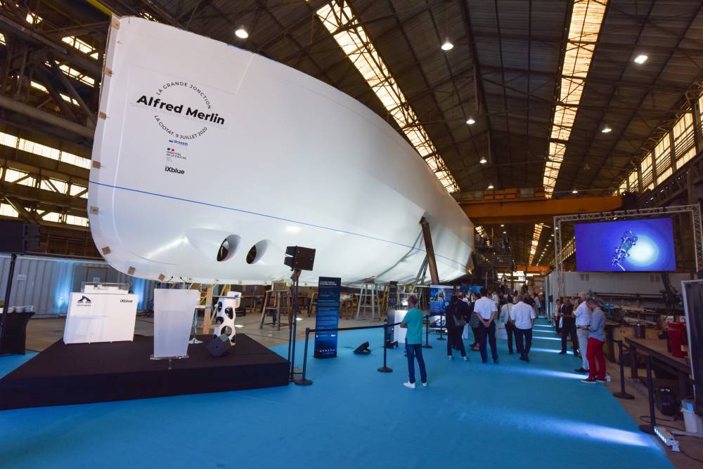 Le navire scientifique « Alfred Merlin » se dévoile à La Ciotat