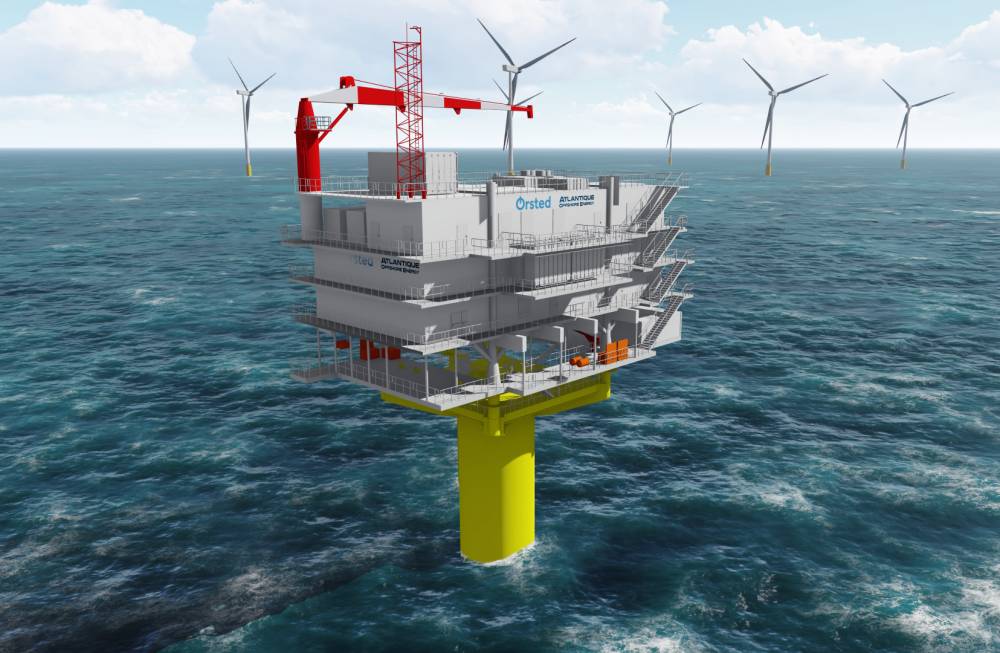 La sous-station électrique, élément clé d'un champ éolien offshore