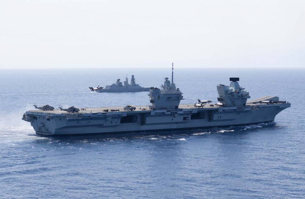 255254 hms queen elizabeth f-35b