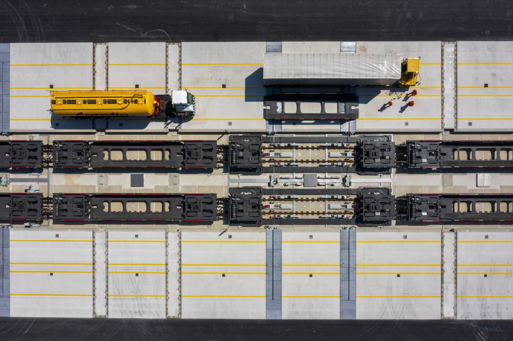 263028 cargobeamer ferroviaire
