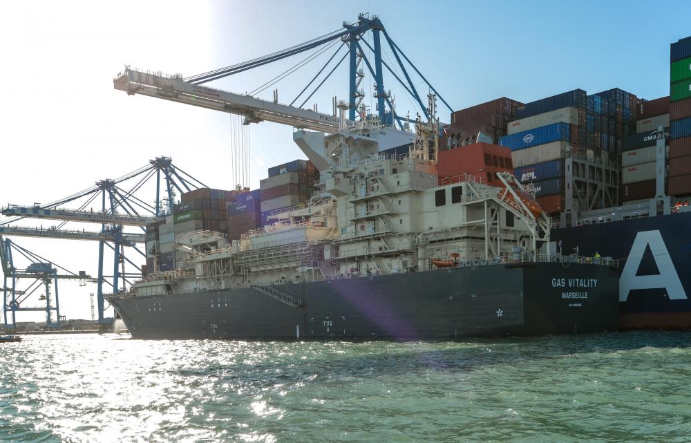274772 gnl soutage avitaillement gas vitality cma cgm bali eurofos