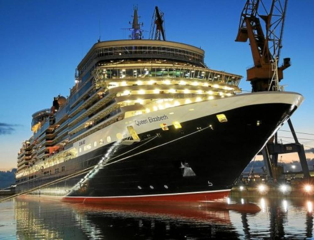 Brest : Damen mène à bien l'arrêt technique du Queen Elizabeth