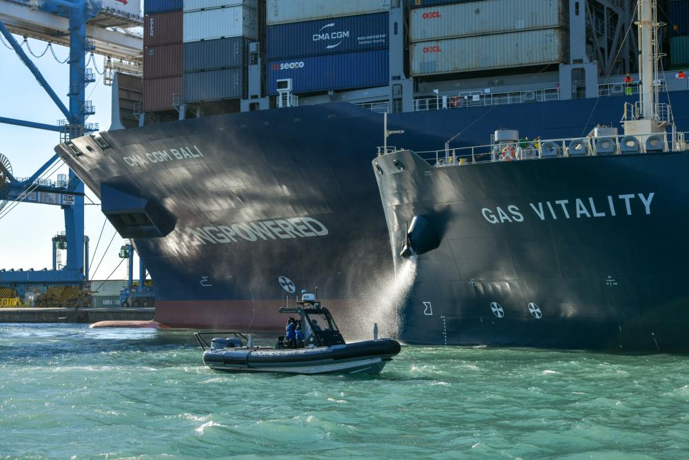274773 gnl soutage avitaillement gas vitality cma cgm bali eurofos gendarmerie maritime