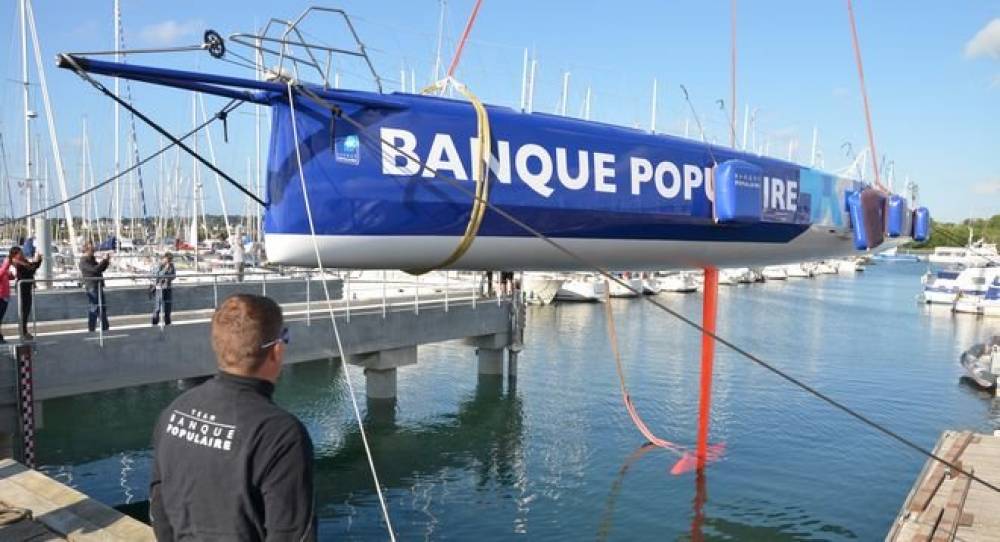 La Forêt-Fouesnant : Le nouveau Banque Populaire mis à l'eau