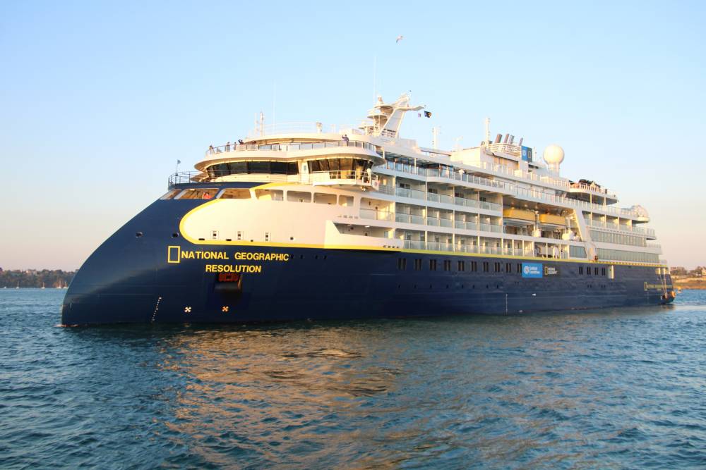 National Geographic Résolution Saint-Malo accueille le National Geographic Resolution | Mer et Marine