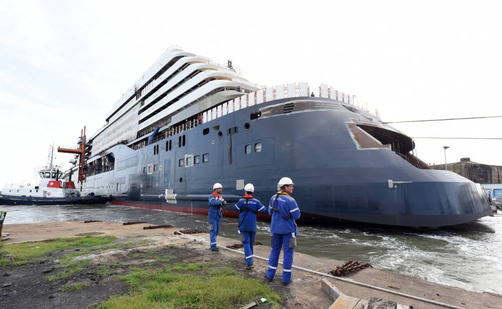 Chantiers de l’Atlantique : l’Ilma a rejoint le bassin de Penhoët | Mer ...