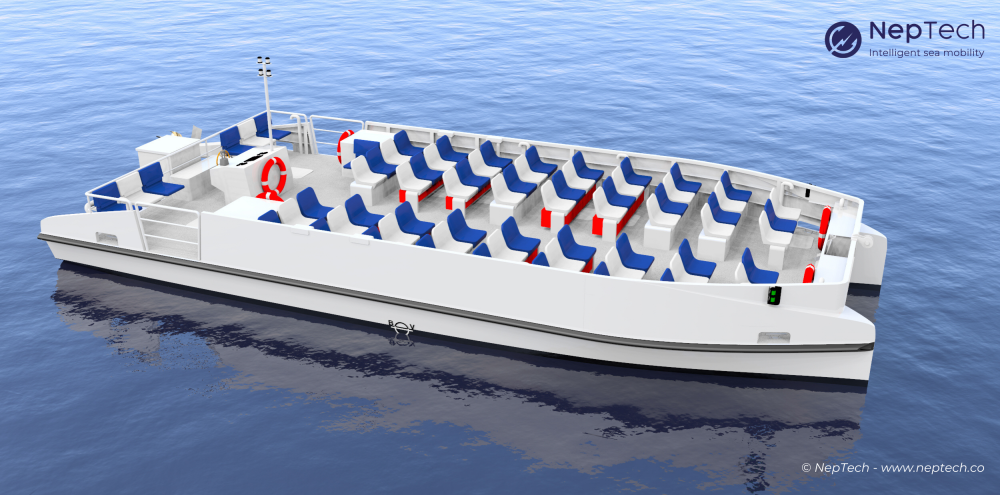 Sète : Efinor construit une navette électrique conçue par NepTech pour ...