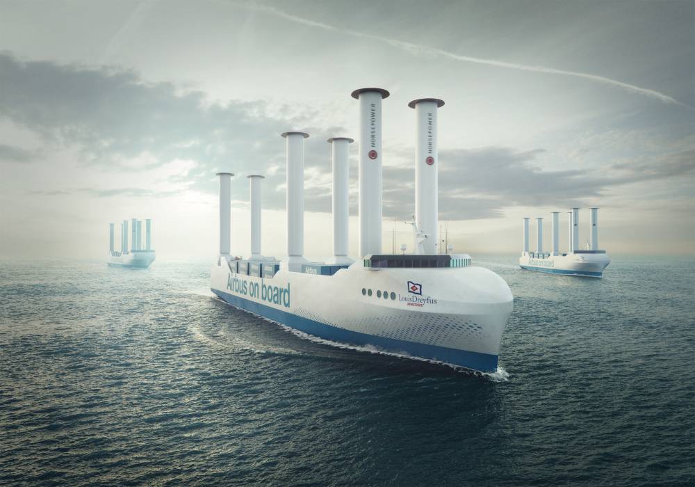 La flotte roulière d’Airbus réunie à Saint-Nazaire, devenu un hub ...